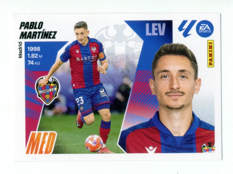 Pablo Martínez - UD Levante - Panini Liga Este  - 2025 - 2026 - #015 - Básico