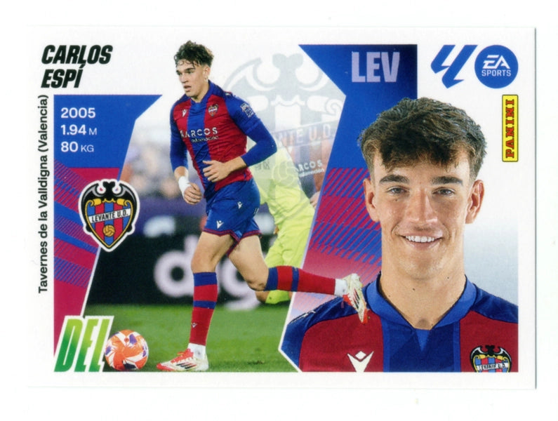 Carlos Espí - UD Levante - Panini Liga Este  - 2025 - 2026 - #19A - Básico