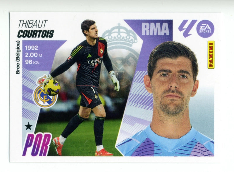 Courtois - Real Madrid  - Panini Liga Este  - 2025 - 2026 - #003 - Básico