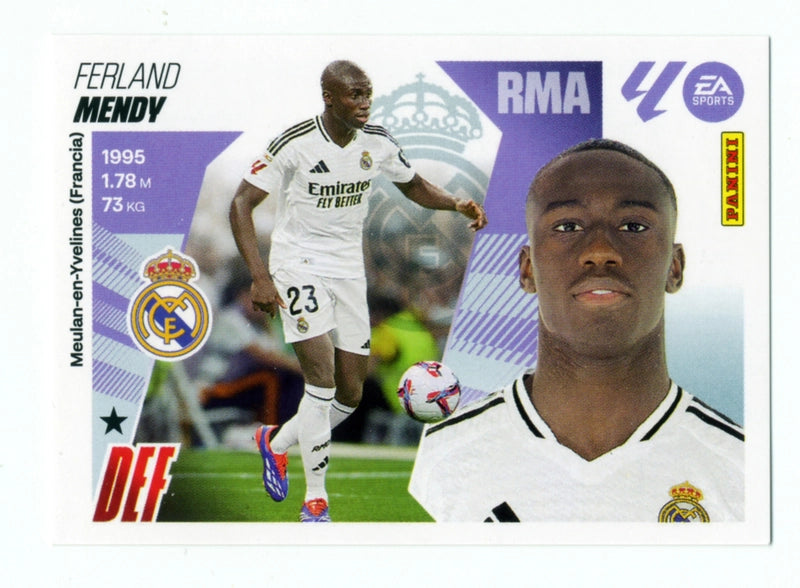 Mendy - Real Madrid  - Panini Liga Este  - 2025 - 2026 - #10A - Básico