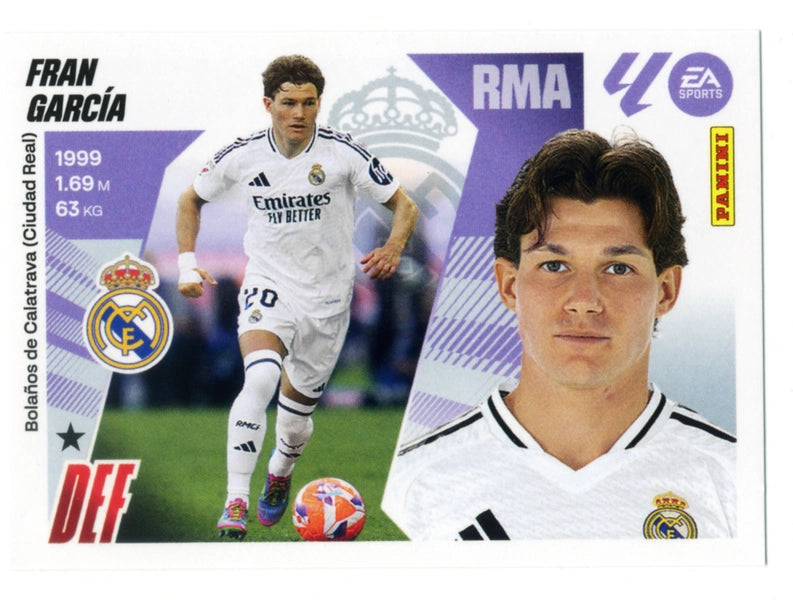 Fran García - Real Madrid  - Panini Liga Este  - 2025 - 2026 - #10B - Básico