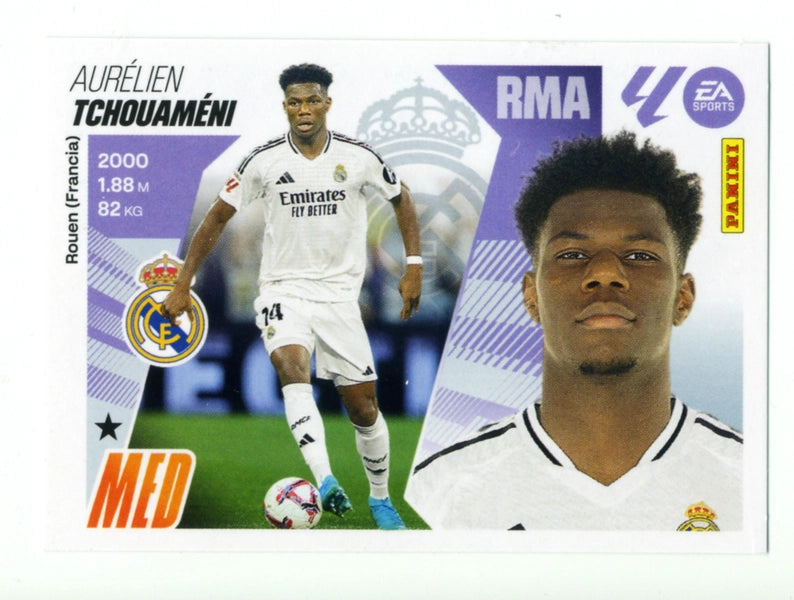 Tchouamení - Real Madrid  - Panini Liga Este  - 2025 - 2026 - #011 - Básico