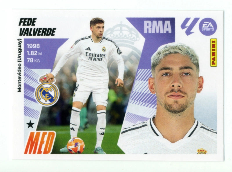 Fede Valverde - Real Madrid  - Panini Liga Este  - 2025 - 2026 - #014 - Básico