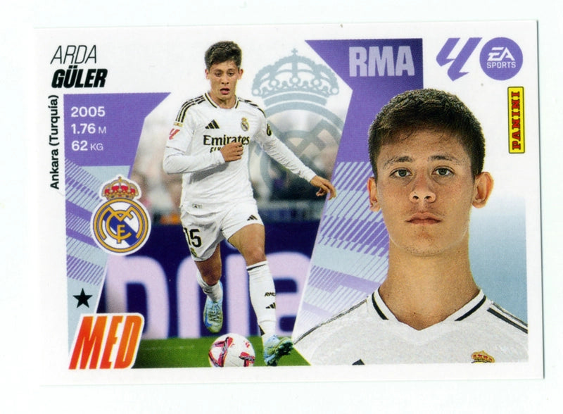 Güler - Real Madrid  - Panini Liga Este  - 2025 - 2026 - #016 - Básico