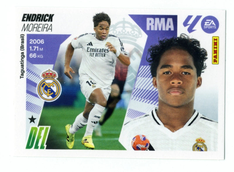 Endrick - Real Madrid  - Panini Liga Este  - 2025 - 2026 - #17B - Básico