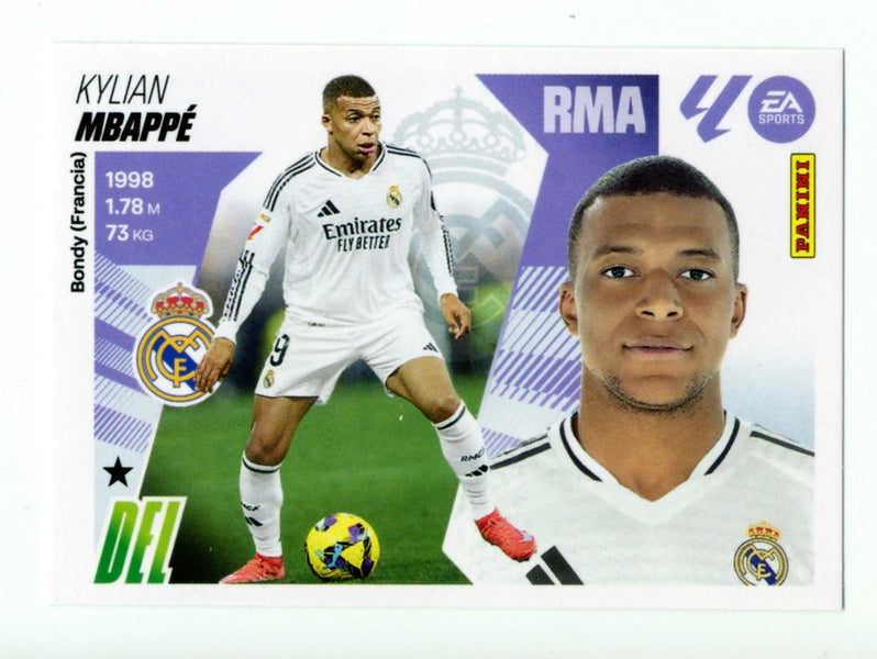 Mbappé - Real Madrid  - Panini Liga Este  - 2025 - 2026 - #019 - Básico