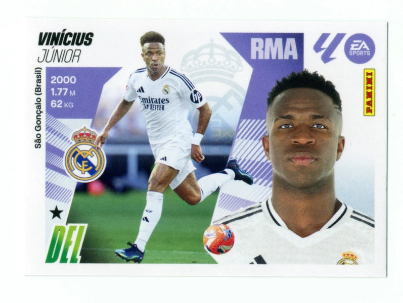 Vinicius - Real Madrid  - Panini Liga Este  - 2025 - 2026 - #020 - Básico
