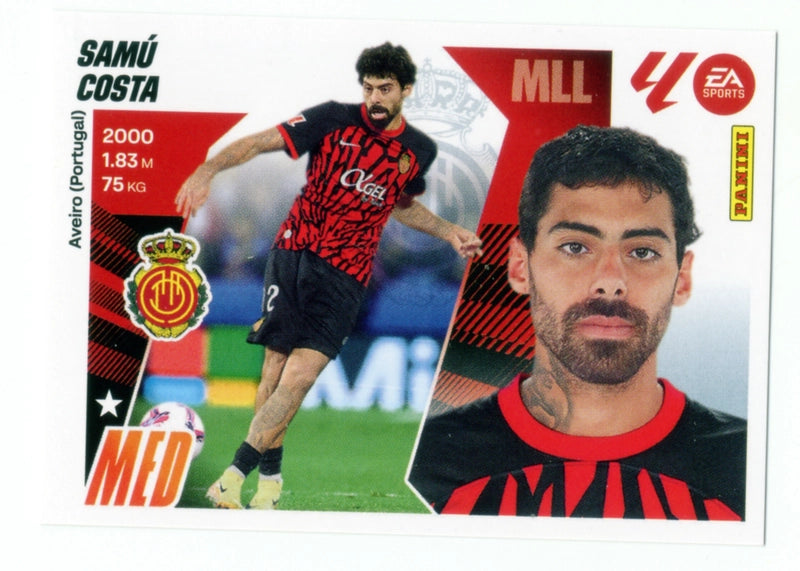 Samu Costa - RCD Mallorca - Panini Liga Este  - 2025 - 2026 - #012 - Básico