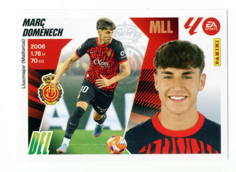 Marc Domènech - RCD Mallorca - Panini Liga Este  - 2025 - 2026 - #017 - Básico