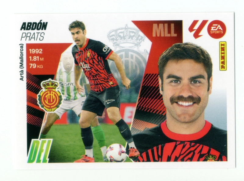 Cromo Trading Card Fútbol-Abdón-RCD Mallorca-Panini Liga Este 2025