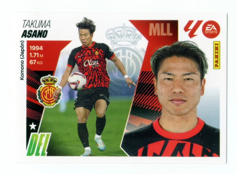 Asano - RCD Mallorca - Panini Liga Este  - 2025 - 2026 - #018 - Básico