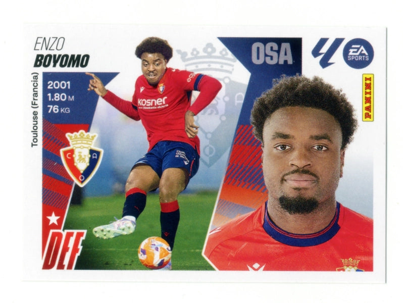 Boyomo - CA Osasuna - Panini Liga Este  - 2025 - 2026 - #007 - Básico