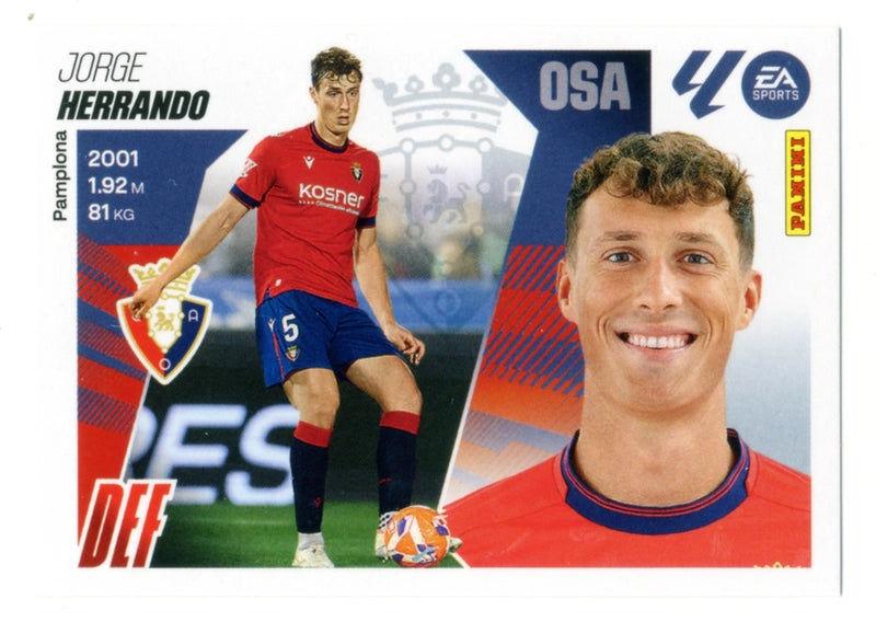Herrando - CA Osasuna - Panini Liga Este  - 2025 - 2026 - #008 - Básico