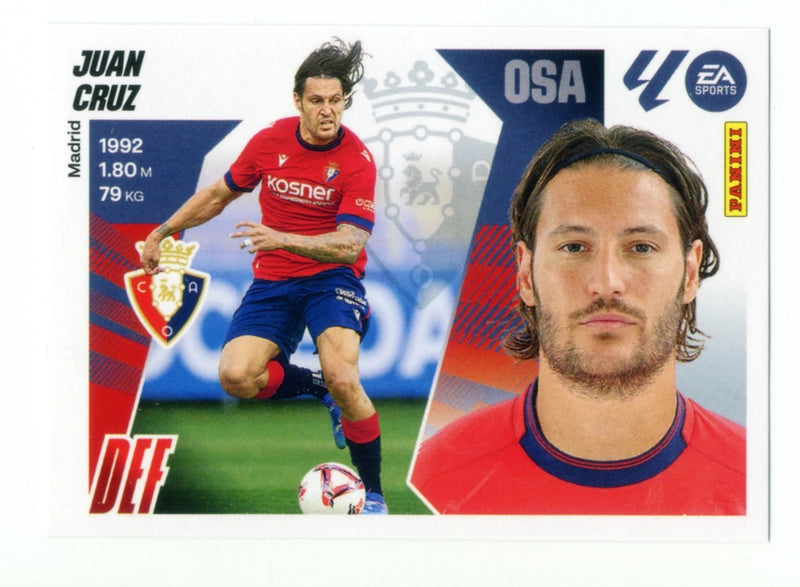 Juan Cruz - CA Osasuna - Panini Liga Este  - 2025 - 2026 - #009 - Básico