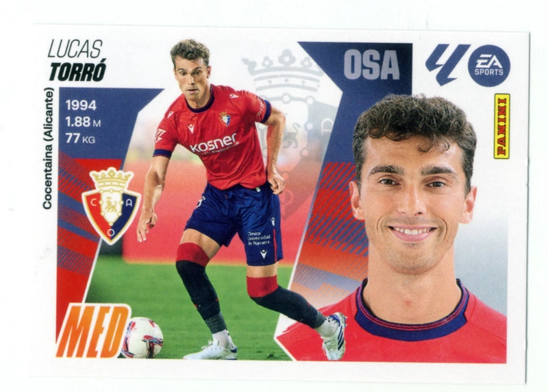 Torró - CA Osasuna - Panini Liga Este  - 2025 - 2026 - #012 - Básico