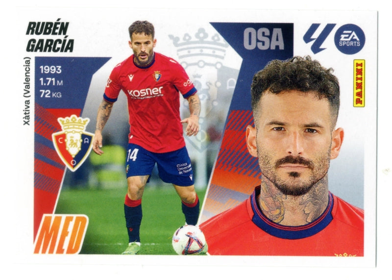 Rubén García - CA Osasuna - Panini Liga Este  - 2025 - 2026 - #014 - Básico