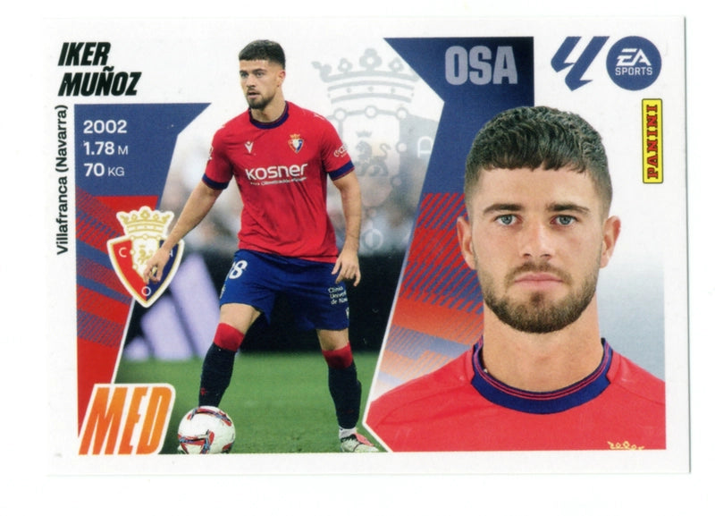 Iker Muñoz - CA Osasuna - Panini Liga Este  - 2025 - 2026 - #013 - Básico