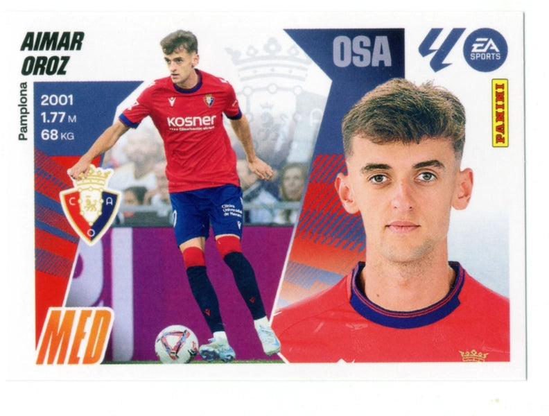 Aimar Oroz - CA Osasuna - Panini Liga Este  - 2025 - 2026 - #016 - Básico