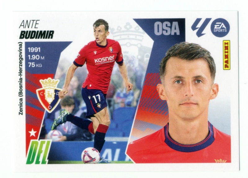 Budimir - CA Osasuna - Panini Liga Este  - 2025 - 2026 - #019 - Básico
