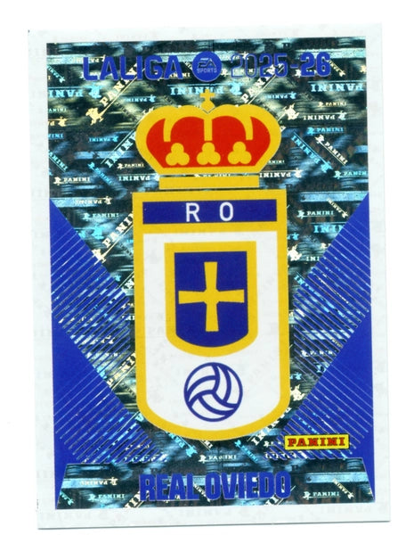 Escudo - Real Oviedo - Panini Liga Este  - 2025 - 2026 - #001 - Básico