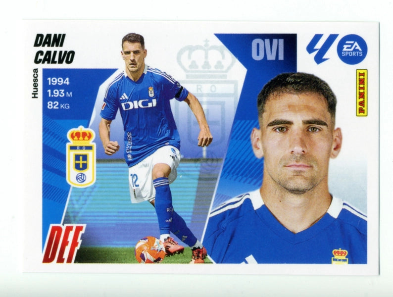 Dani Calvo - Real Oviedo - Panini Liga Este  - 2025 - 2026 - #006 - Básico