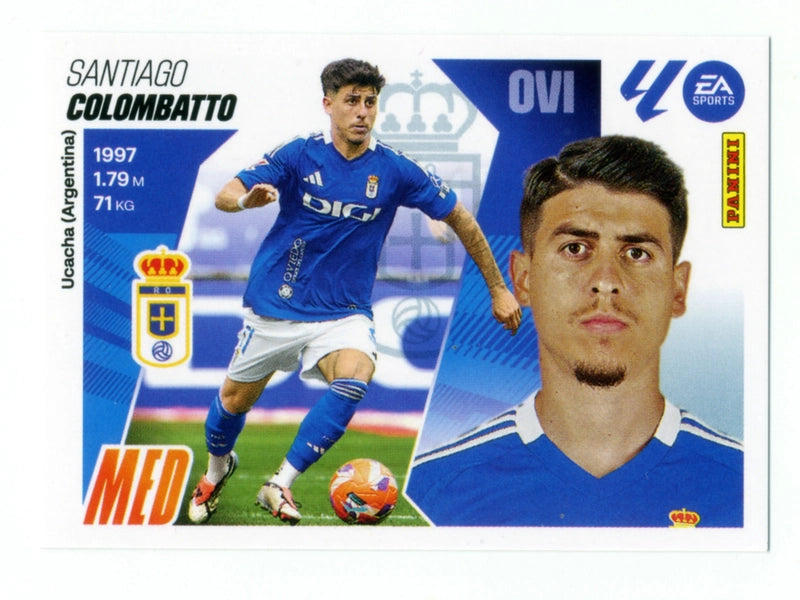 Colombatto - Real Oviedo - Panini Liga Este  - 2025 - 2026 - #011 - Básico