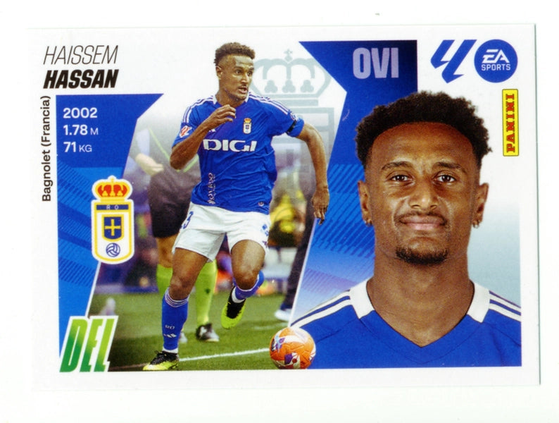 Hassan - Real Oviedo - Panini Liga Este  - 2025 - 2026 - #017 - Básico