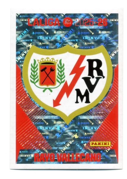 Escudo - Rayo Vallecano - Panini Liga Este  - 2025 - 2026 - #001 - Básico