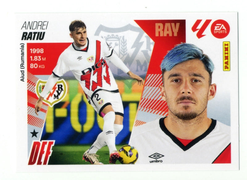 Ratiu - Rayo Vallecano - Panini Liga Este  - 2025 - 2026 - #006 - Básico