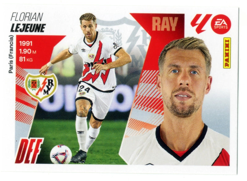 Lejeune - Rayo Vallecano - Panini Liga Este  - 2025 - 2026 - #007 - Básico