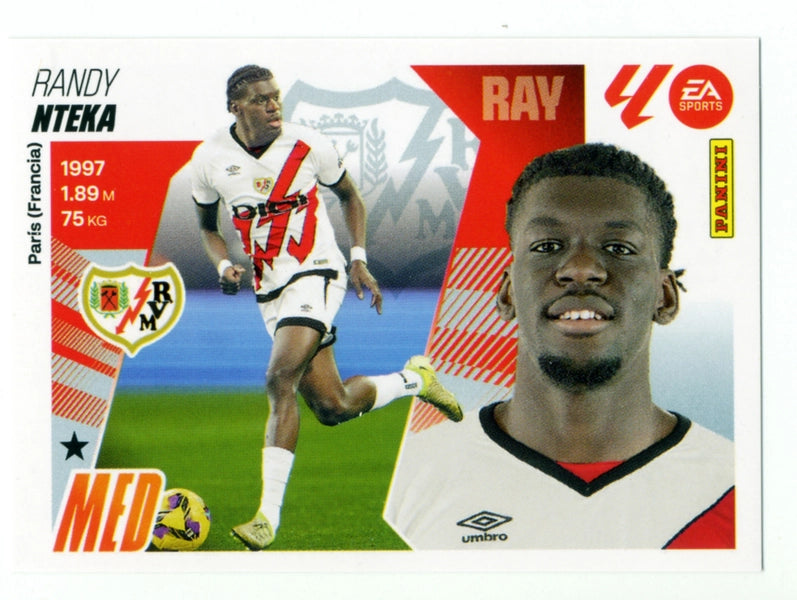Nteka - Rayo Vallecano - Panini Liga Este  - 2025 - 2026 - #15A - Básico