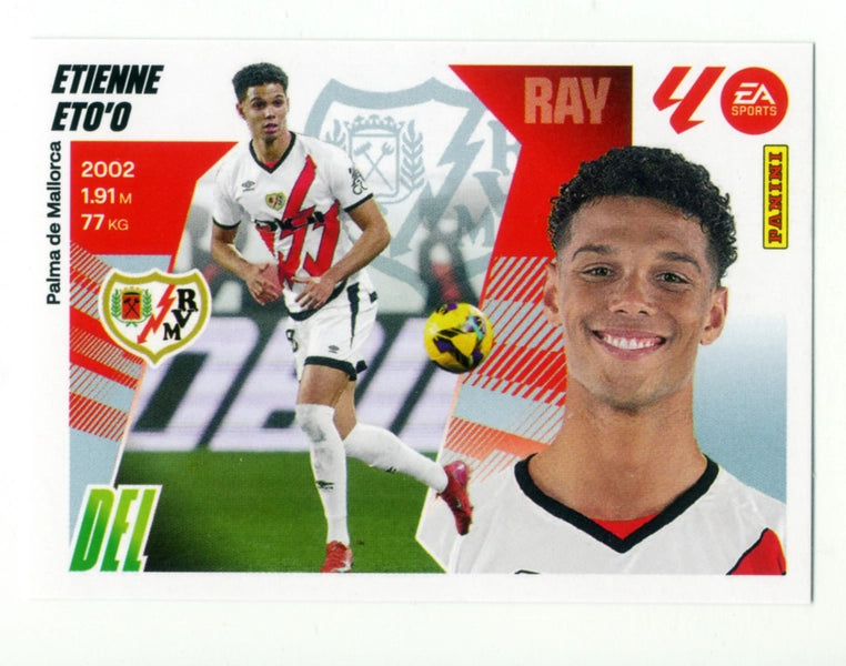 Etienne Eto'o - Rayo Vallecano - Panini Liga Este  - 2025 - 2026 - #020 - Básico