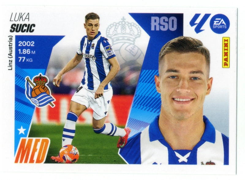 Sučić - Real Sociedad - Panini Liga Este - 2025 - 2026 - #015 - Básico