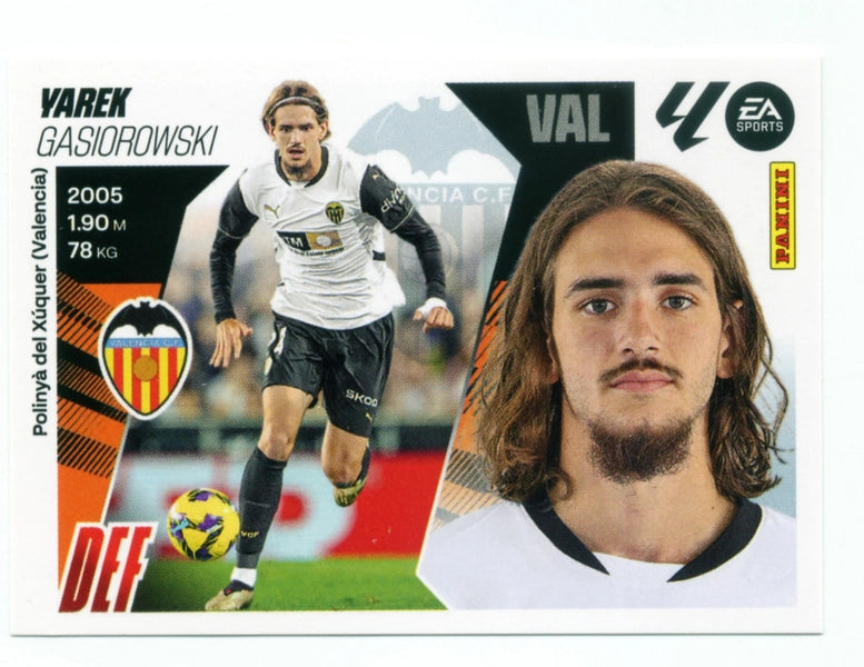 Yarek - Valencia CF - Panini Liga Este - 2025 - 2026 - #09A - Básico