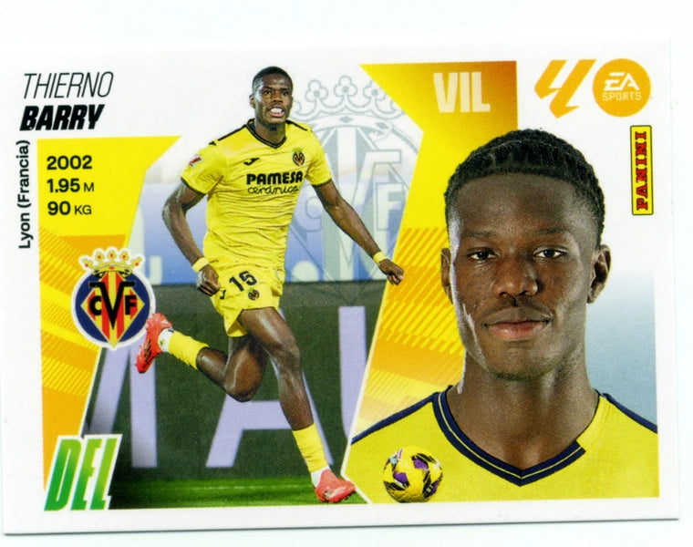 Barry - Villarreal CF - Panini Liga Este - 2025 - 2026 - #020 - Básico