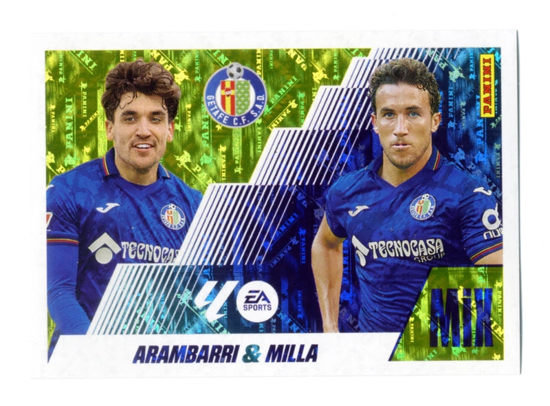 Arambarri /Milla - Getafe CF - Panini Liga Este  - 2025 - 2026 - #002 - Mix