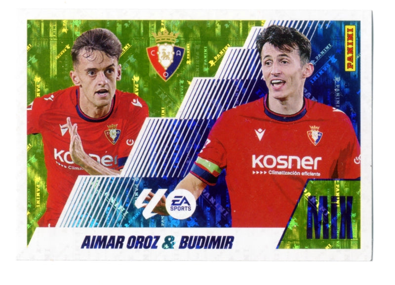 Aimar Oroz / Budimir - CA Osasuna - Panini Liga Este  - 2025 - 2026 - #001 - Mix