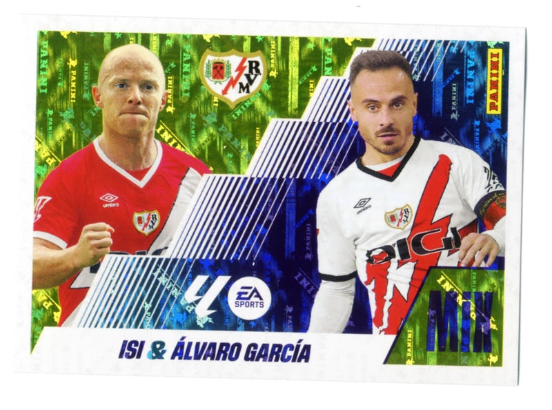Isi / Álvaro García - Rayo Vallecano - Panini Liga Este  - 2025 - 2026 - #012 - Mix
