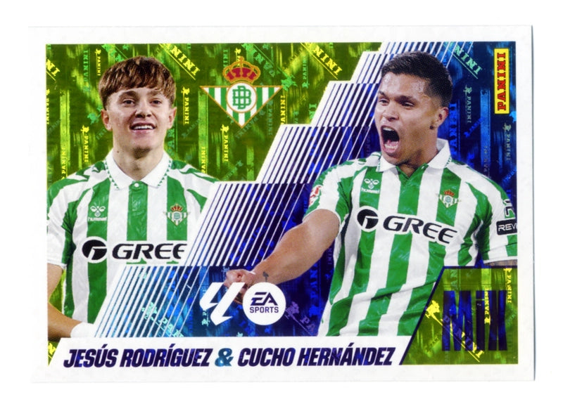 Jesús Rodríguez / Cucho Hernández - Real Betis - Panini Liga Este  - 2025 - 2026 - #015 - Mix