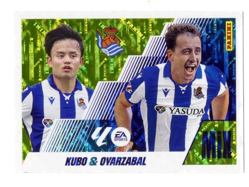 Kubo / Oyarzábal - Real Sociedad - Panini Liga Este  - 2025 - 2026 - #017 - Mix