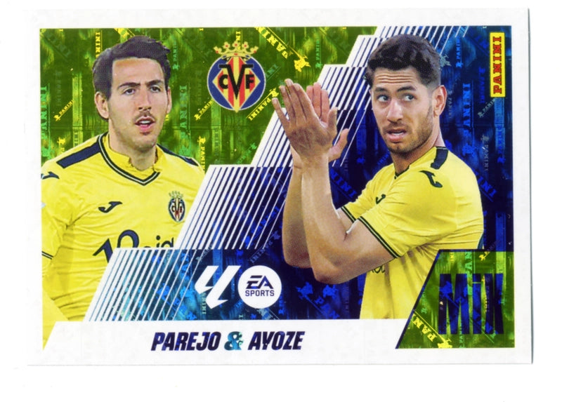 Parejo / Ayoze - Villarreal CF - Panini Liga Este  - 2025 - 2026 - #019 - Mix