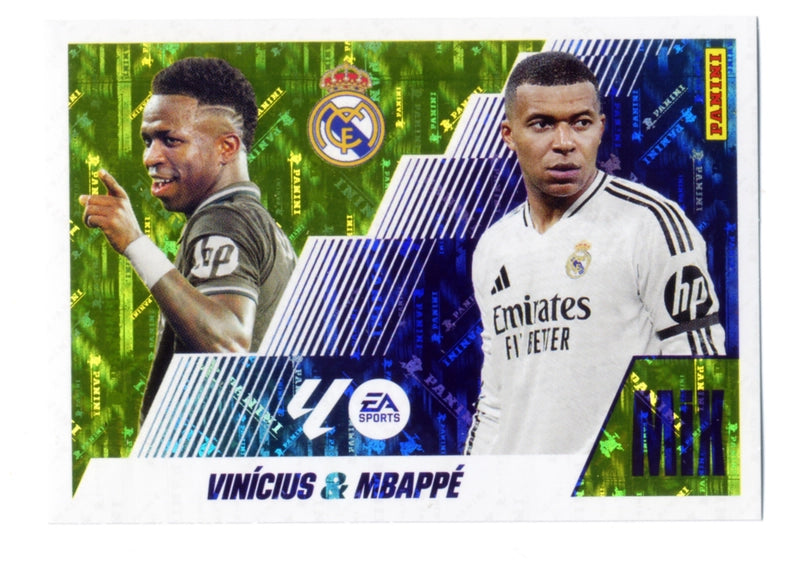 Vinicius / Mbappé - Real Madrid  - Panini Liga Este  - 2025 - 2026 - #022 - Mix