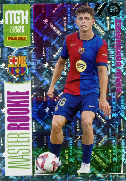 Sergi Rodríguez  -  FC Barcelona - Panini Megacracks - 2025-2026 - #421 - Master Rookie