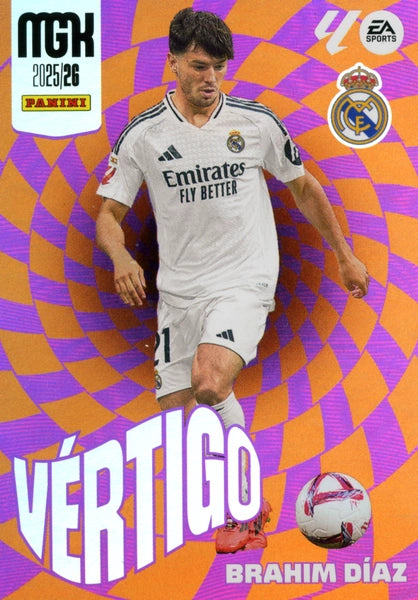 Brahim Díaz  -  Real Madrid - Panini Megacracks - 2025-2026 - #381 - Vértigo