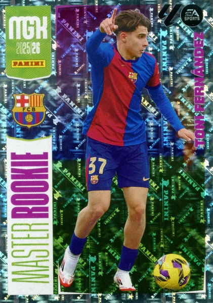 Toni Fernández  -  Fc Barcelona - Panini Megacracks - 2025-2026 - #422 - Master Rookie