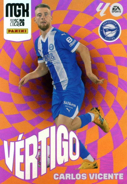 Carlos Vicente  -  Deportivo Alavés  - Panini Megacracks - 2025-2026 - #382 - Vértigo