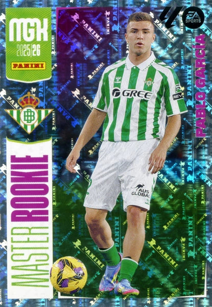Pablo García  -  Real Betis - Panini Megacracks - 2025-2026 - #418 - Master Rookie