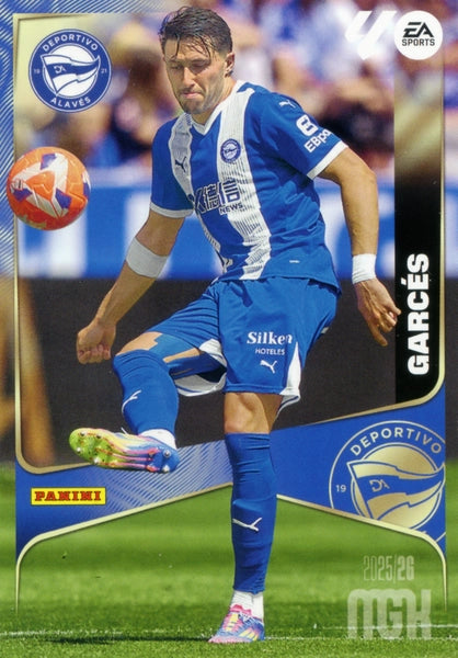 Garcés - CD Alavés - Panini Megacracks - 2025-2026 - #024 - Basico