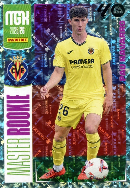 Pau Navarro  -  Villarreal FC - Panini Megacracks - 2025-2026 - #419 - Master Rookie