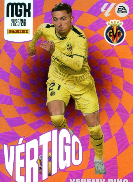 Yeremy Pino  -  Villarreal CF - Panini Megacracks - 2025-2026 - #387 - Vértigo